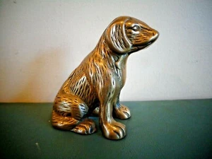 VINTAGE SOLID BRASS DOG FIGURE PAPERWEIGHT FIGURINE BY ACTION - Picture 1 of 4