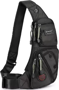 Sling Bag Chest Shoulder Backpack Crossbody Bags Casual Daypack for Men Women - Picture 1 of 12