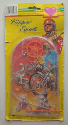 vintage ancien mini flipper plastique moto - Photo 1/2