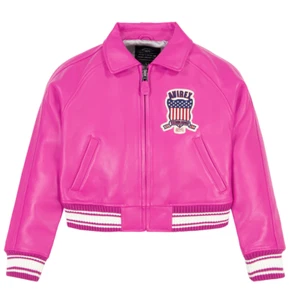 Avirex Giacca Rosa Cropped Icon - Stile Iconico, Capispalla Bomber Moda Donna - Foto 1 di 3
