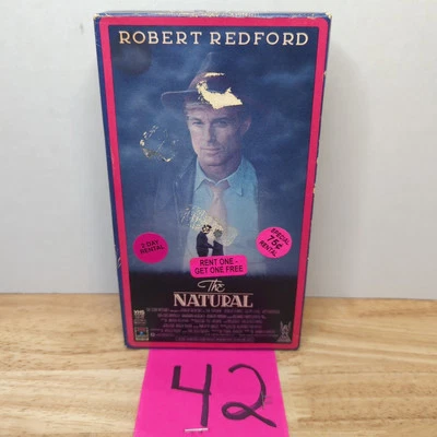 The Natural VHS Robert Redford, Robert Duvall, Kim Basinger - Image 1 of 4