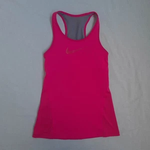 Nike Dri Fit Damen Tank Top Integrierter Sport BH Größe XS Slim Fit Gym Jogging - Bild 1 von 17