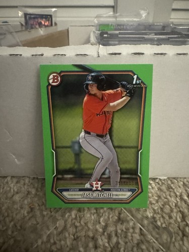 Jase Mitchell 2026 Bowman 1st Bowman #BP-12 Neon Green /399 Houston ...