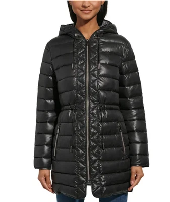 Chaqueta Anorak Acolchada Kenneth Cole Damas, Color Negro Talla XXL Foto 1 de 4