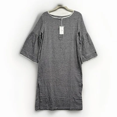 Camisón Petite Plume XS West End Pata de Gallo Serafina Algodón Franela Nuevo Foto 1 de 4