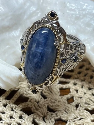 Anillo Michael Valitutti Gemas En Vogue 925 Labradorita Talla 8.25 Foto 1 de 3