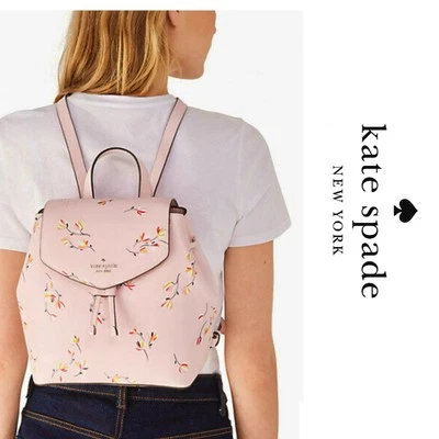 🌷Kate Spade Lizzie Tossed Blooms Floral Medium Backpack MSRP $359🌷 - Image 1 of 4