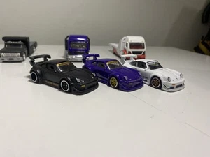 Hot Wheels RWB Porsche 930 Black White & Purple LOOSE - Picture 1 of 6