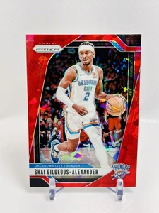 2024 Panini Prizm Shai Gilgeous-Alexander Red Ice #113 Thunder - Bild 1 von 2