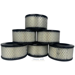 6 Pack #14 Universal Air Compressor Intake Filter Elements A424 Replacements - Picture 1 of 5
