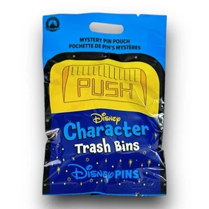 Disney Parks 2025 Character Trash Bins Cans Mystery Pins Pouch Pack WDW NEW - Picture 1 of 6