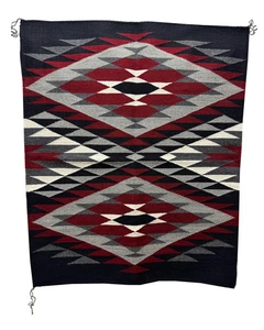 Charlene Begaye, Alfombra, Deslumbrante de Ojos, Navajo, 38 1/4" x 32 - Imagen 1 de 3
