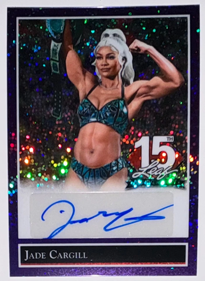 Hoja 2025 15 aniversario NSCC Jade Cargill autógrafo automático #d 1/1 Foto 1 de 1