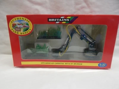 BRITAINS SPEARHEAD ORBITAL REACH MOWER 00048  BNIB 1:32 SCARCE - Image 1 of 4
