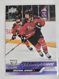 Rare Brianne Jenner 2024 Upper Deck PWHL Young Guns Purple Achievement #55 RC - Bild 1 von 2