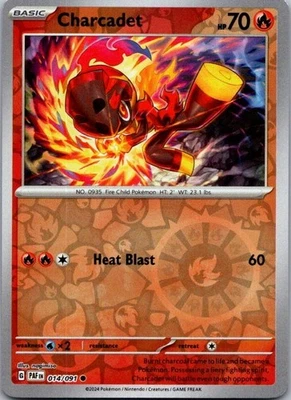 Charcadet Reverse Holo Common SV01: Scarlet & Violet Base Set 040/198 NM - Image 1 of 2