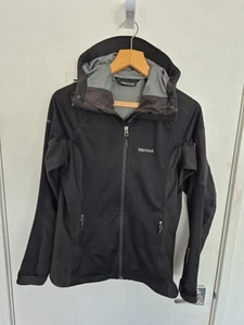 Marmot Women's Black Windstopper Zip-Up Hooded Jacket Size Medium - Picture 1 of 14