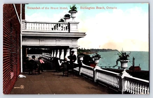Postal antigua Canada Brant Hotel Burlington Beach Ontario 1902 rara cancelar - Imagen 1 de 2