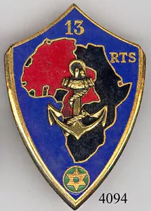 4094 - TROUPES COLONIALES - 13e R T S - Picture 1 of 1