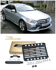 EOS For 10-13 E-Class Coupe C207 | Front Bumper Tow Hook License Plate Bracket - Picture 1 of 12