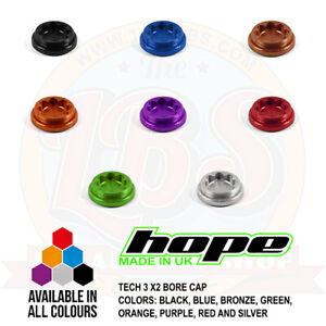Hope Tech 3 X2 Brake Bore Cap - All Colors - Brand New