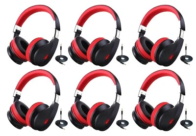6x Ausdom AH2 Stereo Bass Foldable Wireless Wired Headphone w/ Microphone - Image 1 of 4