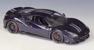 Bburago 1:24 Ferrari 488 Pista Diecast Model Sports Racing Car NEW IN BOX Blue - Image 1 of 4