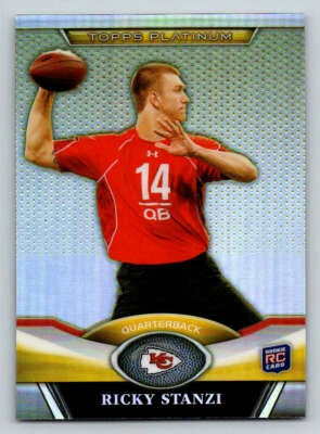 2011 Topps Platinum #134 Ricky Stanzi RC (ref 196507) - Image 1 of 2