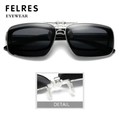 Gafas de sol polarizadas con clip con función abatible adecuadas para conducir nuevas  Foto 1 de 4