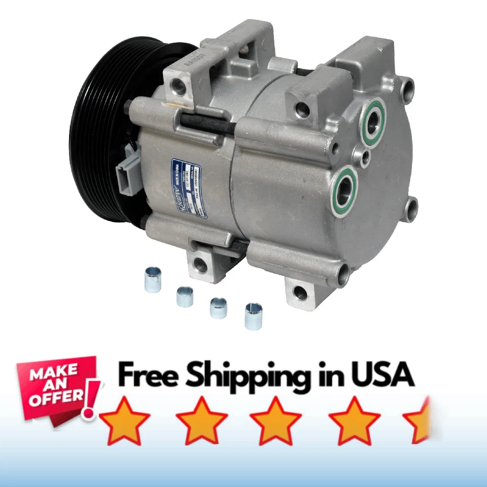 Compressor A/C Fit Ford Econoline Super Duty 1996-1997, Ford	F-250 HD 1997 - Image 1 of 1