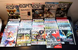 Lot of 30 Electronic Gaming Monthly EGM Magazines 2001-2007 posters ads rare - Picture 1 of 24