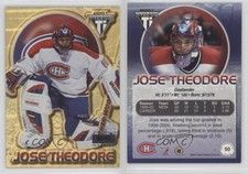 2000-01 Pacific Private Stock Titanium Gold /99 Jose Theodore #50