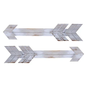 1Pc American Retro Style Wooden Arrow Wall Decor Farmhouse Sign - Picture 1 of 12