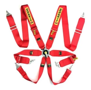 Sabelt 6 Point Harness - Red - Track / Race / Drift / Road Legal - Afbeelding 1 van 9