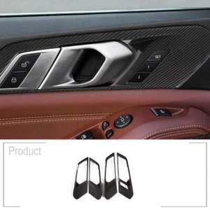 ABS carbono manija de puerta marco borde de borde de puerta de automóvil para BMW X5 G05 2019-2022 - Imagen 1 de 3
