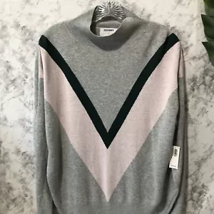 Old Navy Mock Neck Sweater Womens Size Small Gray Dolman Long Sleeve - Picture 1 of 15
