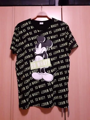 1  DISNEY / MICKY MAUS / SHIRT / ETWAS  BESONDERES  /  XL  /SCHWARZ - GRÜN/ NEU - Bild 1 von 4