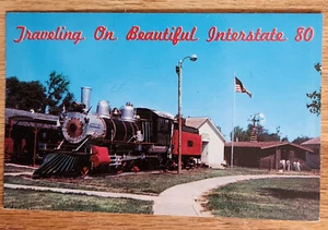 Pioneer Village Minden Nebraska NE Postcard PC 1960s Dexter Press Baldwin Engine - Picture 1 of 1