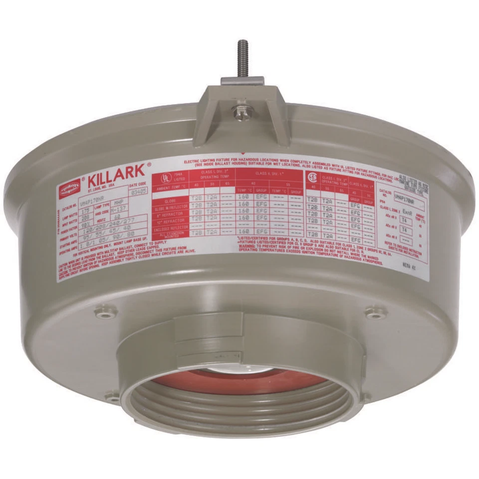 Killark VM3S106NR 100W HPS Alta Presión Sodio VM3 HID Iluminación Balastro Accesorio Foto 1 de 4