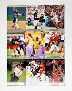 UNCUT SHEET KOBE BRYANT SPORTS ILLUSTRATED FOR KIDS PAUL PIERCE PRIEST HOLMES 