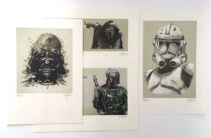 Fantástica colección Litografías "VILLANOS". STAR WARS. Miguel Alfaro - Imagen 1 de 6