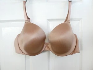 Reggiseno Wacoal interno lucido 40C beige completo imbottito ferretto 853397 nuovo senza etichette - Foto 1 di 7