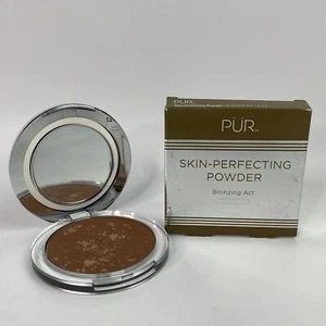 PUR (PurMinerals) Bronzing Act Skin Perfecting Powder Matte Bronzer DARK .3oz - Picture 1 of 13