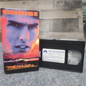 Days of Thunder VHS Tape 1990 Tom Cruise Tony Scott Vintage Racing Movie - Picture 1 of 7