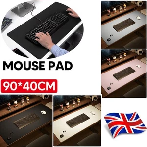90x40cm Extra Large Size Gaming Mouse Pad Desk Mat Anti-slip Speed Mousepad UK - Picture 1 of 18