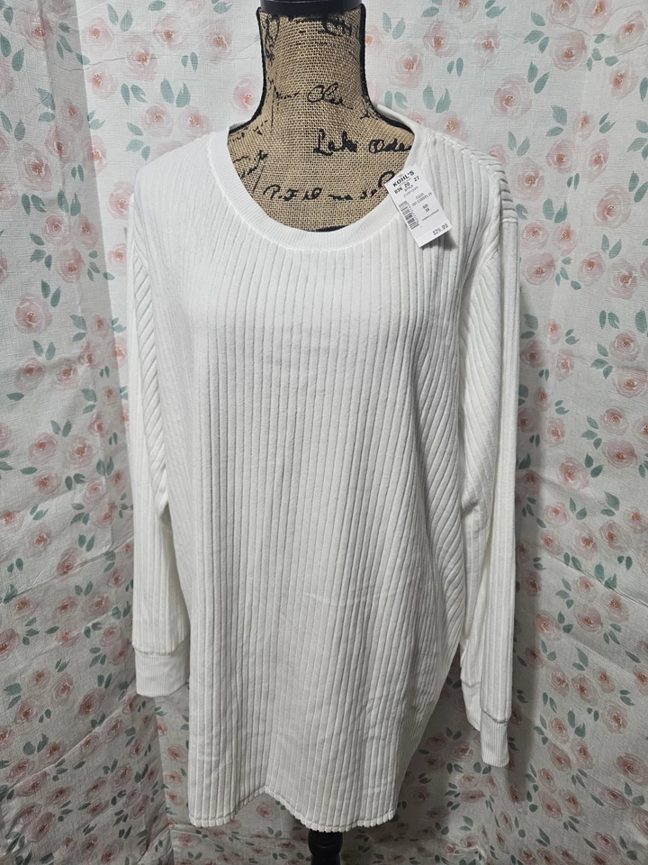 CROFT & BARROW, CONJUNTO DE PIJAMA FLORAL MUJER NUEVO AZUL/BLANCO POLI BL 2 PIEZAS, TALLA 3X Foto 1 de 4