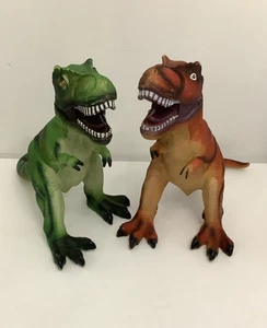 Juguetes de goma Dinosaurio T-Rex X2 17 pulgadas - Imagen 1 de 9