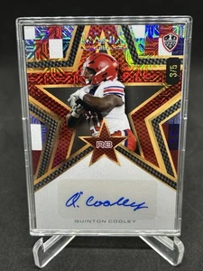2024 Wild Card Auto Mania American RC Rookie /5 Quinton Cooley Liberty Flames - Imagen 1 de 3