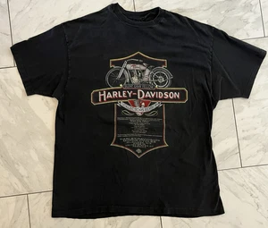 Camisa De Colección Harley Davidson Gris Silencioso Clearwater Negra Para Hombres XL Stratman - Imagen 1 de 9