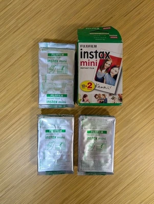 KPS Lot of 3 Packs Fujifilm Instax Mini Instant Film 30 Total Pictures 2023 - Image 1 of 3
